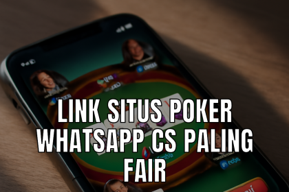 link situs poker whatsapp cs