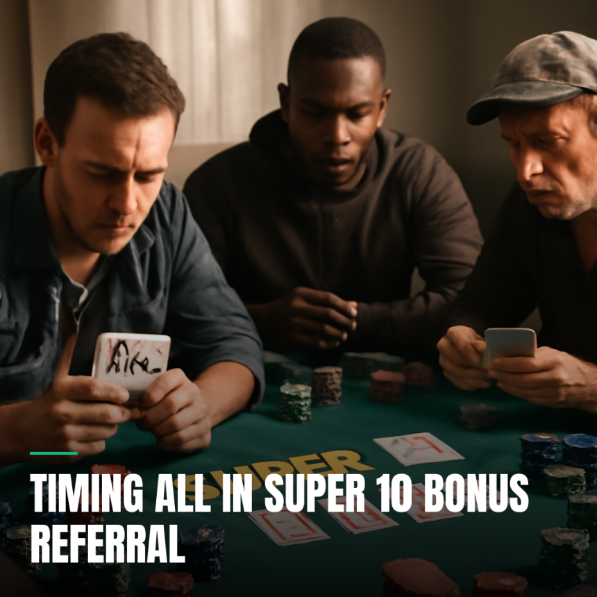 timing all in super 10 poker